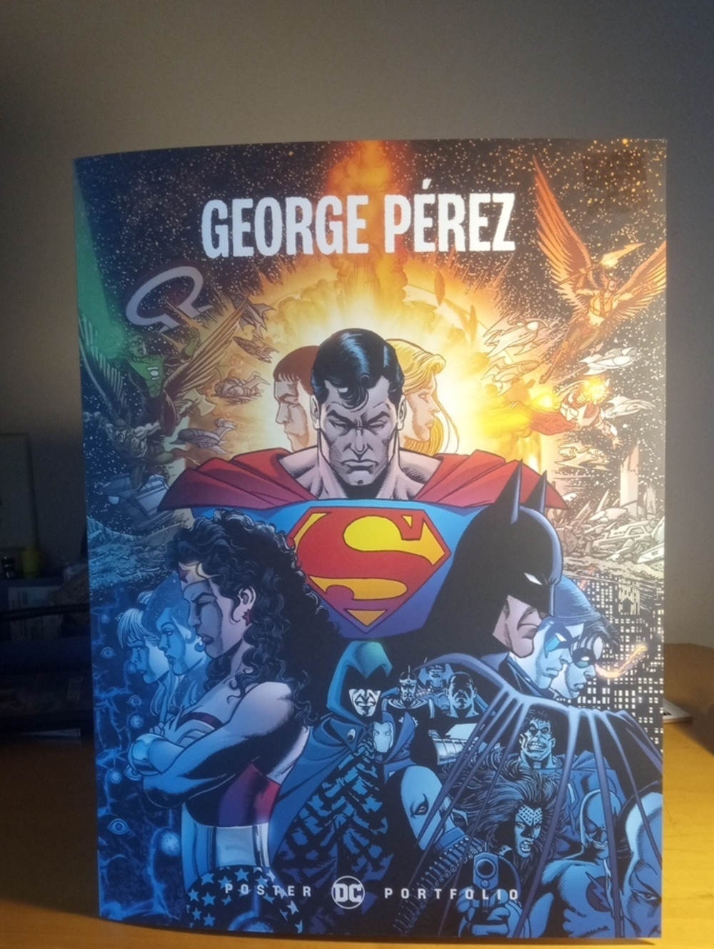GEORGE PÉREZ DC Portfolio Poster - Multicolor Comic Art Wall Print
